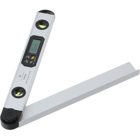 Rapporteur numérique 400mm avec niveau LED, équerre électronique de précision, outil de mesure d'angle 2-en-1, pochette incluse (1/5)
