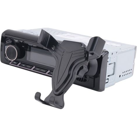 Geeignet für Autoradios im Single-DIN-Format, mit Handyhalterung, unterstützt FM/MP3/AUX/USB/TF-Karte.