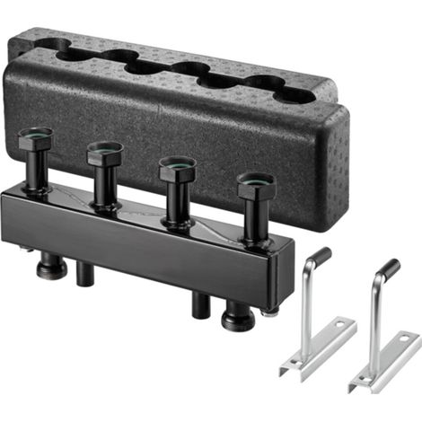 Oventrop Verteilerbalken für 2 Heizkreise, für Regumat, DN 25