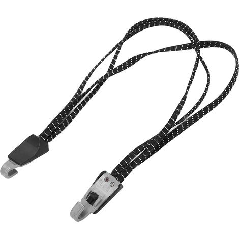 Sangle élastique de fixation pour bagages de vélo, corde à bagages de moto 3 en 1 avec crochets pour camping, randonnée et pique-nique (1/5)