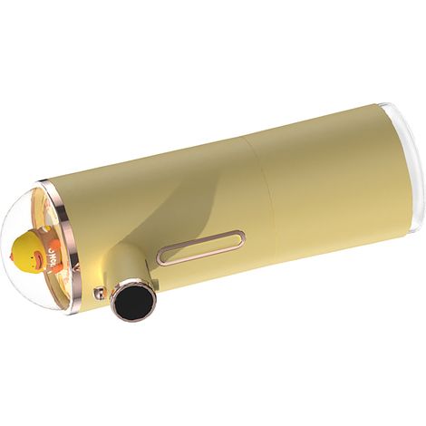 Distributeur de savon mousse automatique, mignon, intelligent, à capteur infrarouge, étanche, rechargeable, sans contact, jaune
