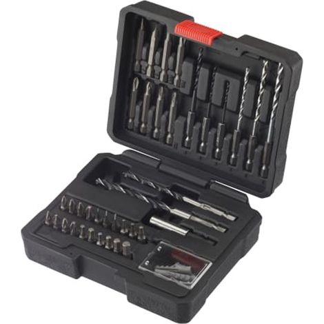 Irwin IW3035114 47-Piece Easy Connect Drill Bit Set for Wood, Metal, Stone, and Plastic (1/3)