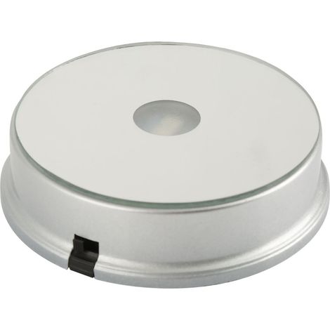 Socle de présentoir lumineux LED multicolore pour cristaux n° 1 (1/5)