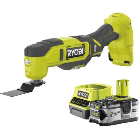 Pack RYOBI Multitool 18V One+ RMT18-0 - 1 Batterie 4.0Ah - 1 Chargeur rapide RC18120-140 (1/5)