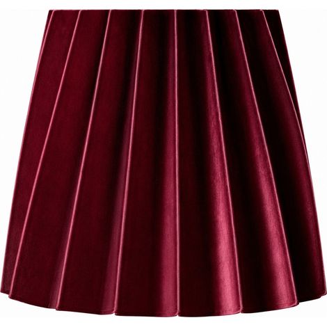 Abat-jour en tissu E27, anti-éblouissement, rouge bordeaux, pour chambre ou bureau
