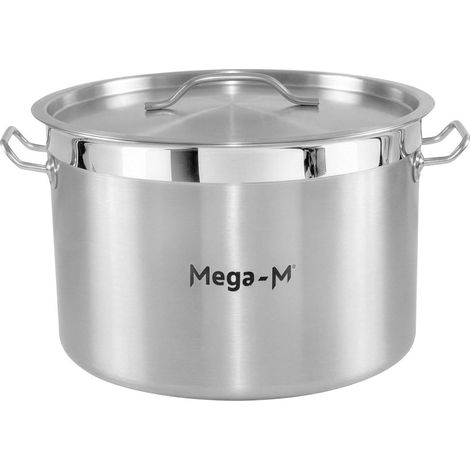 Pentola da catering media con coperchio Mega-M PRO 24l dia. 36 cm x h 24 cm N (1/5)