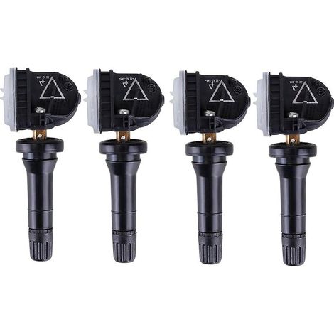 Lot de 4 capteurs de pression des pneus, fréquence 433 MHz, couple de vis 1,4 Nm, pour Opel Mokka/Insignia/Corsa/Antara/Zafira (1/4)