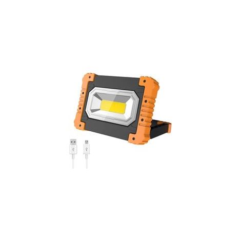 CCYKXA LED Rechargeable Projecteur Chantier Lumière de Travail Portable USB Étanche pour chantier, garage atelier,Camping, Garage, pêche, Randonnée (1/5)