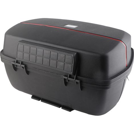 Coffre arrière noir pour moto (pas d'échantillon disponible, en cours de fabrication) (exclusivité Mexique) (accessoires et apparence aléatoires) (1/5)