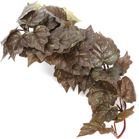 Simulation de plantes aquatiques, feuilles de rotin, aménagement paysager pour escalade, boîte pour animaux de compagnie, Aquarium, Aquarium (1/5)