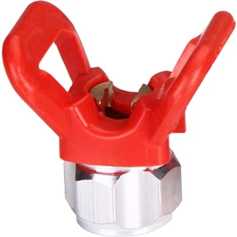 Airless Peinture pulvérisateur Pistolet buse Garde buse siège de Remplacement Outil Universel Rouge Nouvelle Base Outil Plat Facile à Utiliser,