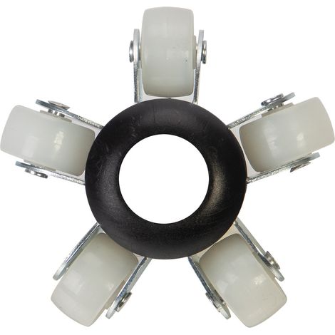 Roues de guidage de 90mm, couvercle de protection, roues de guidage durables pour caméra d'inspection de tuyaux d'égout de 23mm