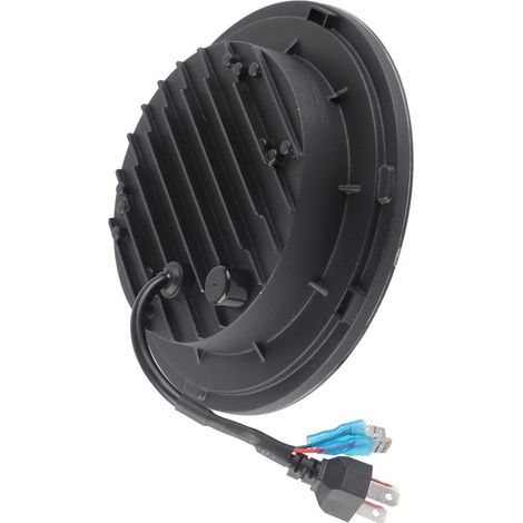 150-W-LED-Scheinwerfer (7 Zoll), runder Scheinwerfer mit Halo-Ring, kompatibel mit Wrangler und Motorrädern, wasserdicht, Dual-Optik, 2-teiliges Set, leistungsstarkes weißes Licht (1/5)