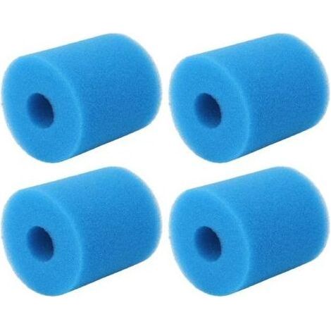 Cartouche Filtre Piscine - Éponge Haute Densité Type H - 102 x 90 x 30 mm - Pour Pompe de Piscine - 4 Pièces (1/5)