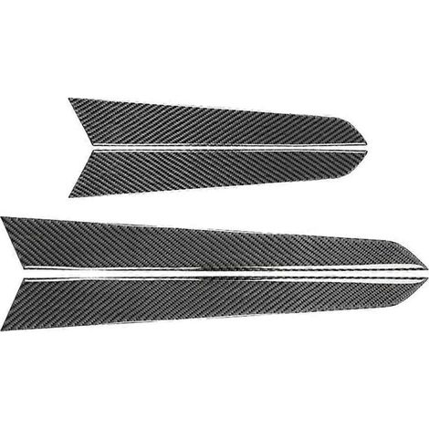 Garniture de panneau de porte intérieure pour Mercedes-Benz Classe C W204 (2007-2013), motif fibre de carbone (1/5)
