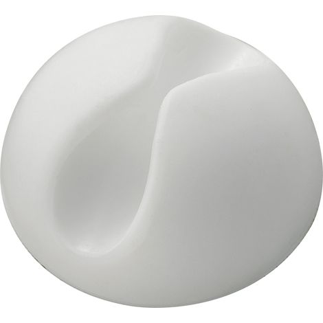 Support de câble Plage de Ø du faisceau: 9 mm (max) TRU COMPONENTS SWC-10WT 542271 blanc 1 pc(s) S492981 (1/2)