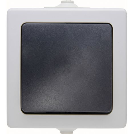 Interrupteur, Interrupteur va-et-vient Kopp 565656001 Nautic gris