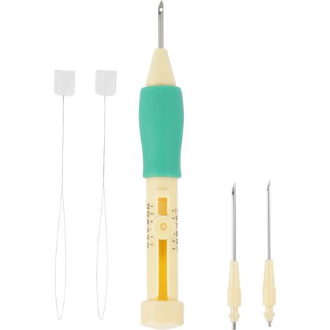 Stylo à poinçon pour broderie avec 3 aiguilles - Kit d'outils DIY et loisirs créatifs (1/5)