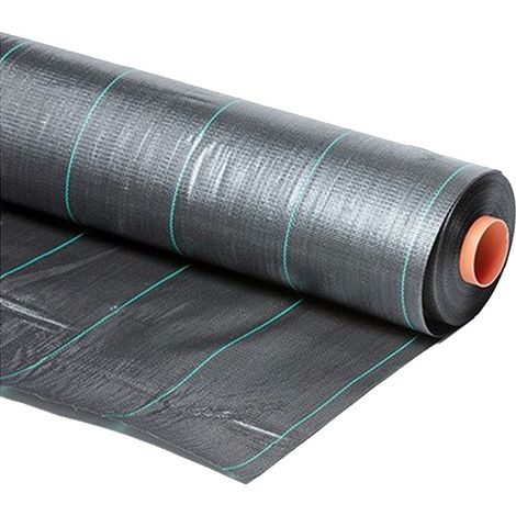 Toile de paillage NOIRE 1,05x10 m Traitement anti-UV Grammage 100g /m² (1/3)