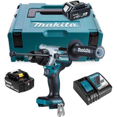 Perceuse à percussion 18V LXT (2x3,0 Ah) en MAKPAC - MAKITA DHP486RFJ (1/5)