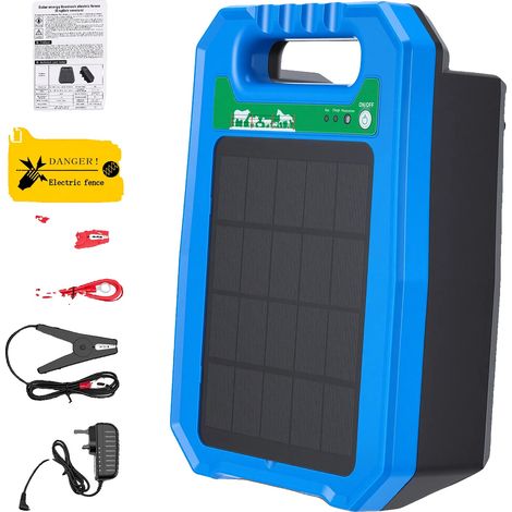Cargador de cerca eléctrica, cobertura de 5 km, diseño impermeable, 220 V UE (1/2)