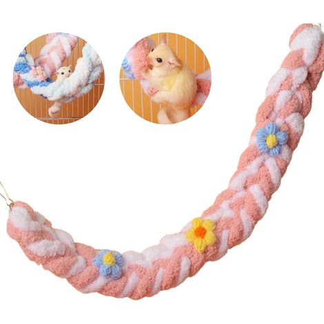 Jouets pour petits animaux de compagnie, balançoires, cordes pour cages de perroquets, cordes d'escalade pour hamsters, jouets adaptés aux phalangers volants, aux écureuils et jouets interactifs pour  (1/5)