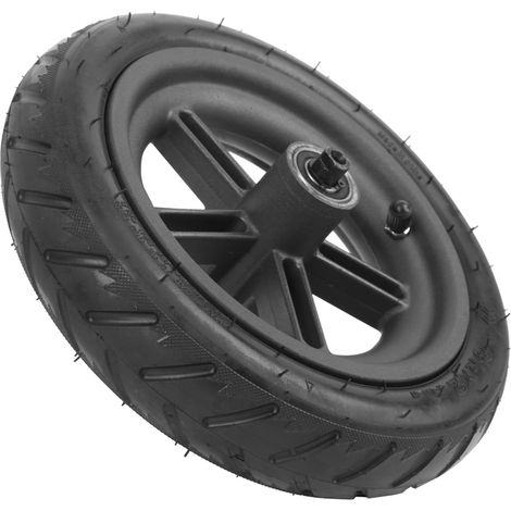 Roue arrière gonflable compatible avec la trottinette Xiaomi PRO, pneu en caoutchouc noir résistant à l'usure (1/5)