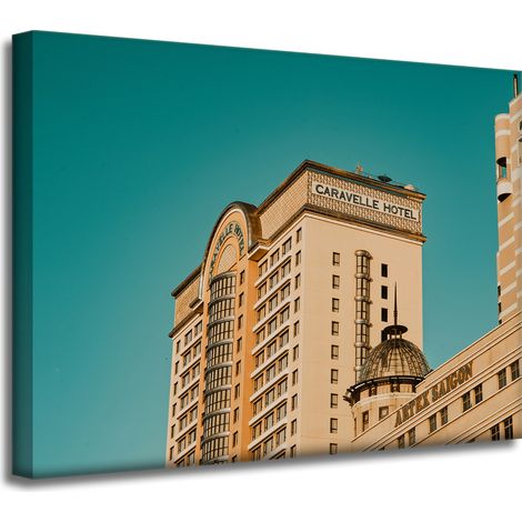 Tableau sur toile Architecture Hôtel 40x30 cm