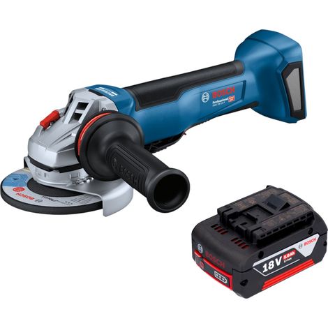 Smerigliatrice angolare a batteria Bosch GWS 18V-10 P Professional 18 V 125 mm Brushless + 1x batteria da 5,0 Ah - senza caricabatterie (1/5)