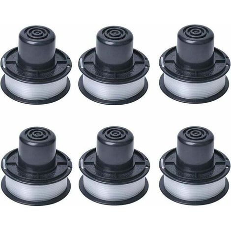 A6226 Bobine de fil compatible avec Black et Decker Auftipp Coupe-herbe automatique GL250 / GL310 / GL360 / GL360SB avec 6m ligne, 12-pack (1/4)