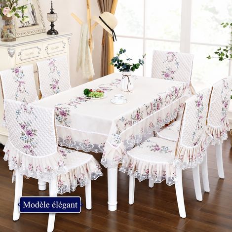 Housse de chaise salle à manger en coton beige Duxiu 1 assise et 1 dossier 30 × 30 × 30 cm 1 kg – Livraison gratuite