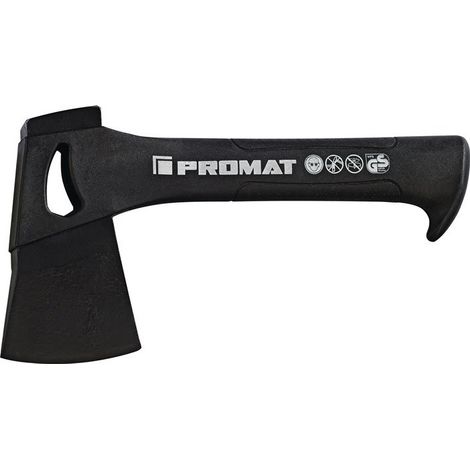 Ascia da campeggio G.450g manico-L.230mm con manico in nylon PROMAT