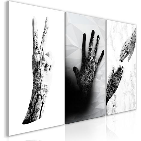 Quadro - Female Hands (3 Parts) - 120x60 (1/4)