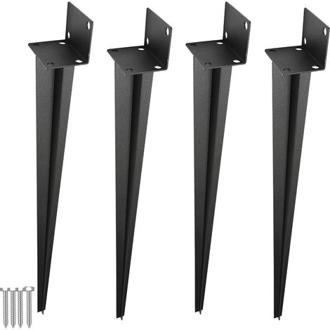 Randaco Pfostenträger 70cm 4X Einschlaghülse Bodenhülse Einschlaghülsen Erdanker Bodenanker (1/5)