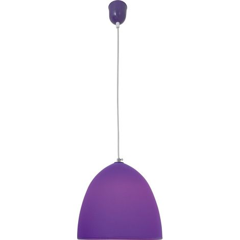 Suspension en Silicone Violet Ø 25 cm - Luminaire Suspendu E27 Design Moderne et Rétro - PANGIVO (1/4)
