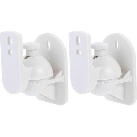 Wandhalterungsset für Surround-Lautsprecher – 7,6 x 6,3 x 4,7 cm – Weiß (1/3)