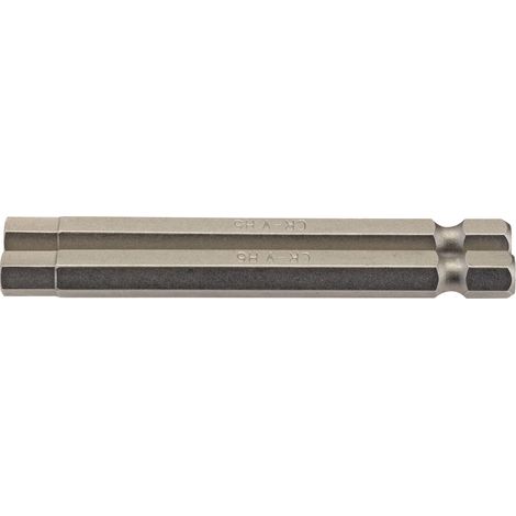 Draper 2-Piece 75mm Hex Shank Insert Bits Set – 6.0mm Hexagonal E-Shank, 1/4" Drive (1/5)