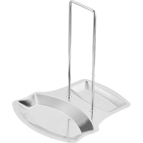 Support pour couvercles et repose-cuillère en inox — Organisateur de cuisine (1/5)