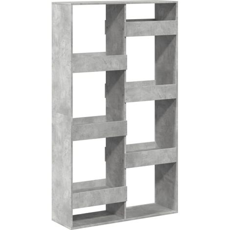 Maison Exclusive - Libreria Grigio Cemento 100x33x175 cm in Legno Multistrato