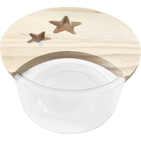 Sandbadewanne für Hamster, Sandbadewanne für Duschraum, abnehmbarer Sandbehälter, Badewanne für Igel, Eichhörnchen und Rennmäuse-round large (1/5)