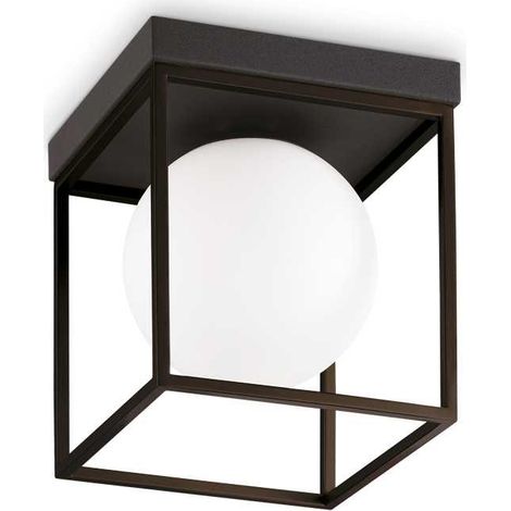 Ideal Lux LINGOTTO Globe Deckenleuchte Schwarz