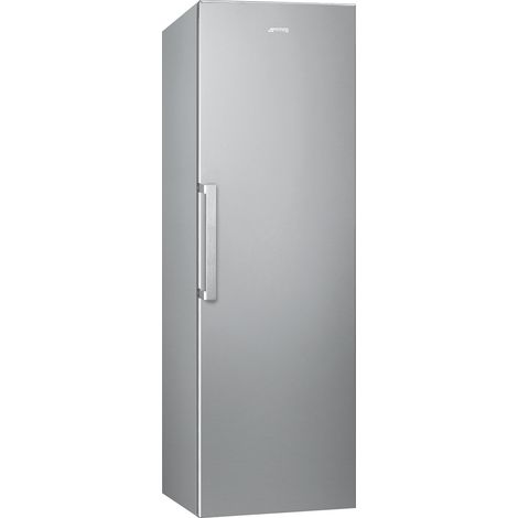 Smeg Universale FS18EV2HX Acciaio Inox. Capacità netta frigorifero: 390 L, Sistema No-frost, Classe climatica: SN-T, Emissione acustica: 40 dB. Numero di ripiani frigorifero: 4, Numero di cassetti ...