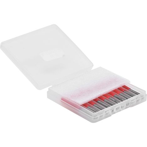 Lot de 10 fraises à graver en forme de V pour fraiseuse CNC, 1 goujure, pour circuits imprimés, acrylique, lettrage et signalétique, argentées, 3,175 x 1 x 3,5 mm (1/5)