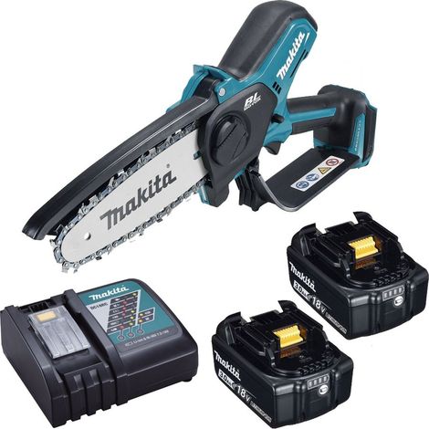 Makita DUC101Z Cordless Brushless Pruning 18V 100mm + 2 x 3AH Battery & Charger (1/5)