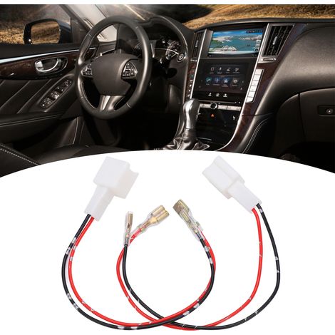 2 pièces Câblage Haut-Parleur Voiture 10W ABS Connecteur 12V pour Nissan Altima Maxima (1/5)