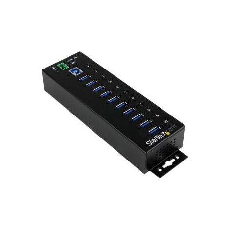 StarTech.com ST1030USBM hub & concentrateur USB 3.2 Gen 1 (3.1 Gen 1) Type-B 5000 Mbit/s Noir