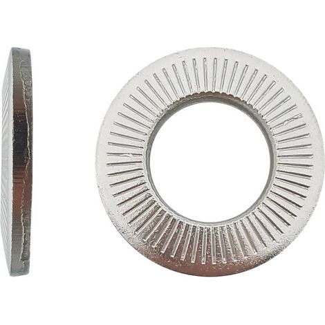 100 Rondelles Contact Moyennes M12 mm - NFE 25511 - Inox A2 - D-Work