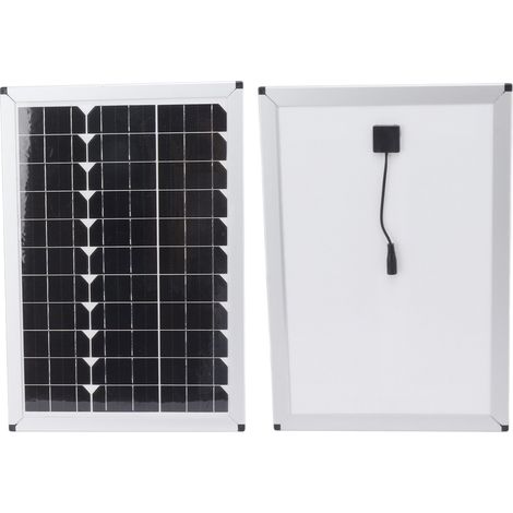 100-W-Solarpanel-Set, monokristallines Solarmodul mit wasserdichtem 20-A-12-V/24-V-Laderegler für Autocamping (1/4)