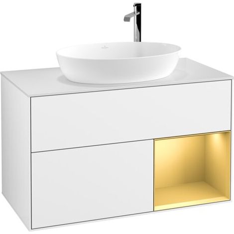 Villeroy & Boch F901HFGF Meuble sous-lavabo Finion F90 (1/2)