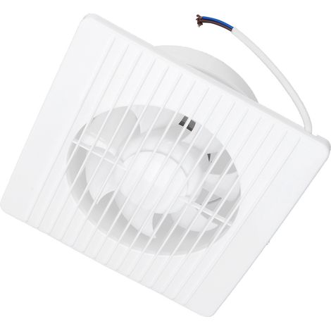 Ventilateur mural 7 pales avec clapet anti-retour pour cuisine et salle de bain 220V (20cm)